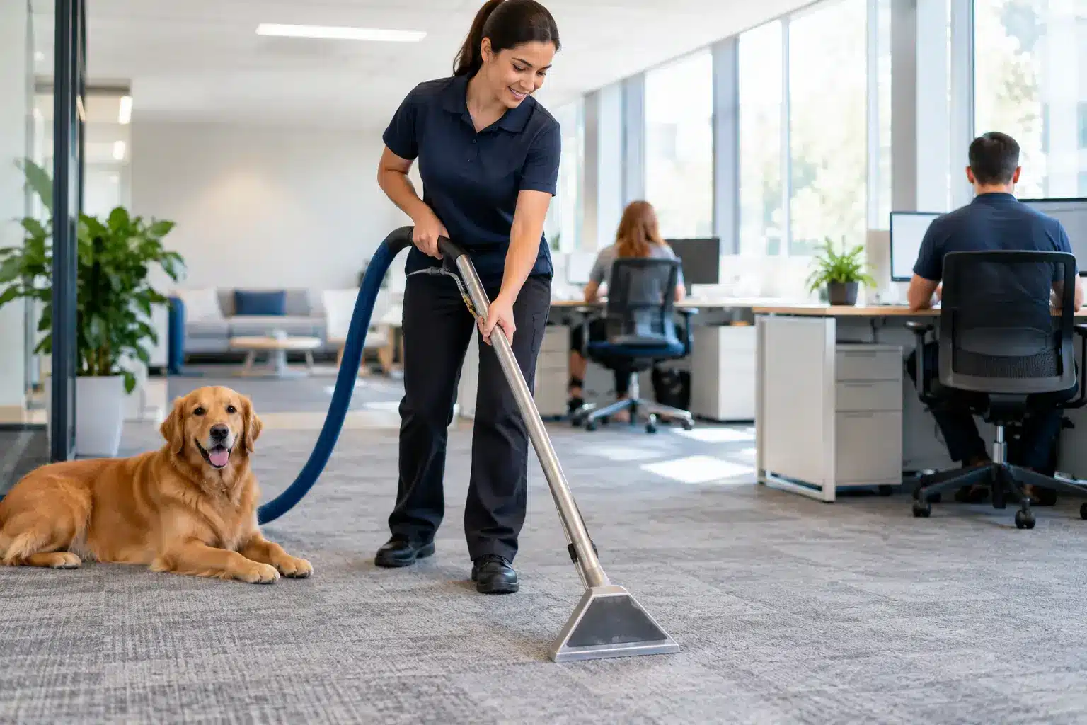 How to Clean Office Carpets Without Disrupting Work