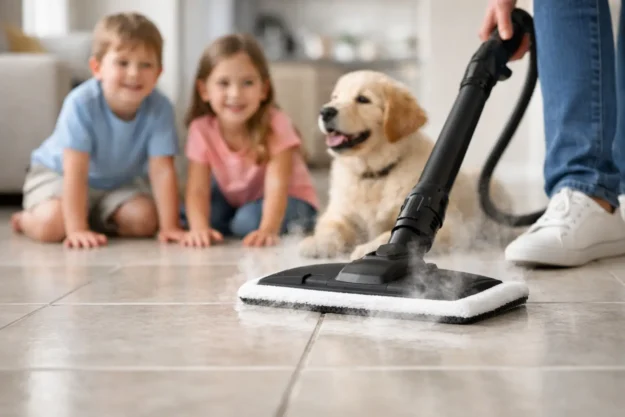 How to Clean Tile and Grout With a Steam Cleaner