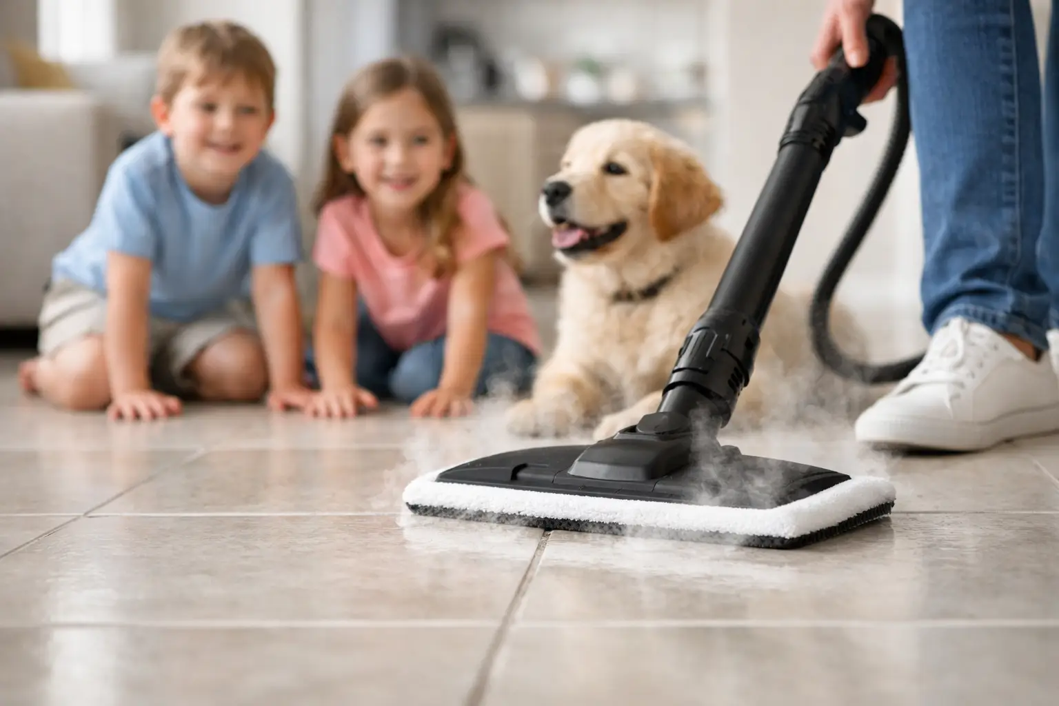 How to Clean Tile and Grout With a Steam Cleaner How to Clean Tile and Grout With a Steam Cleaner